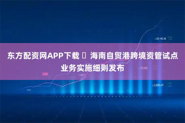 东方配资网APP下载 ​海南自贸港跨境资管试点业务实施细则发布